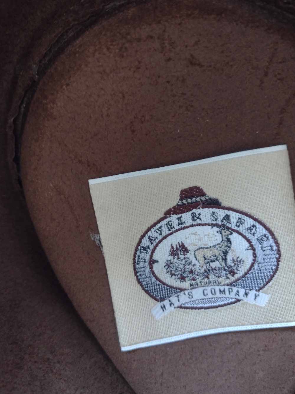 Men's Leather Western Hat in Dark Brown - Classic Braided Band - Picture 8 of 8